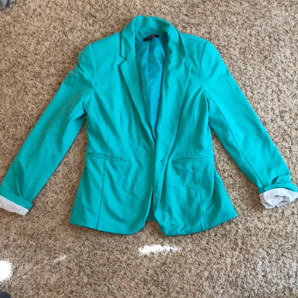 Teal Blazer